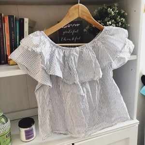 Off the shoulder shirt